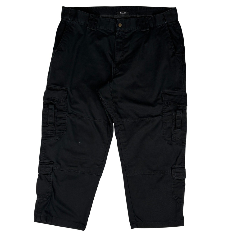 5.11 Tactical Cargo Pants Mens 44x30 Black Utility Work Tactical‎ Mult Pockets